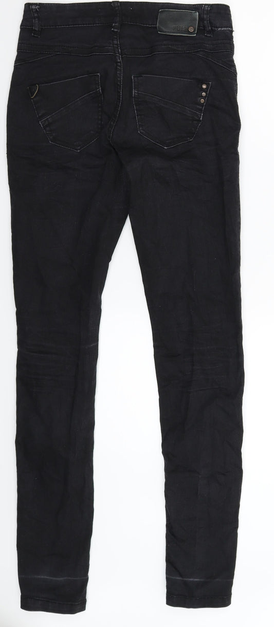 Pulz Womens Black Denim Jegging Jeans Size 28 in L33 in
