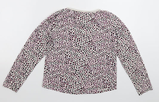 TU Girls Multicoloured Animal Print Basic T-Shirt Size 12 Years