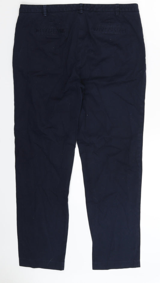 Edition Womens Blue Trousers Size 30 in L26 in