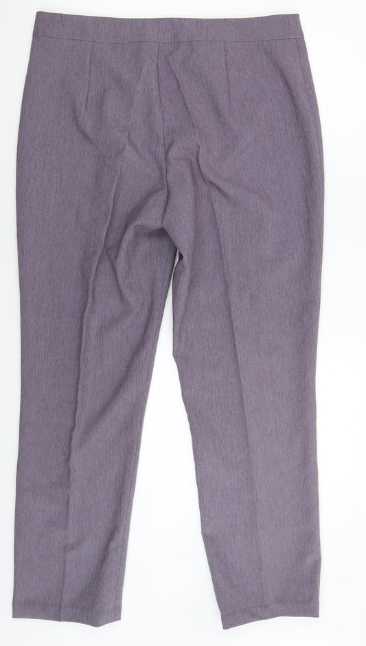 Preworn Womens Grey Trousers Size 34 in L29 in