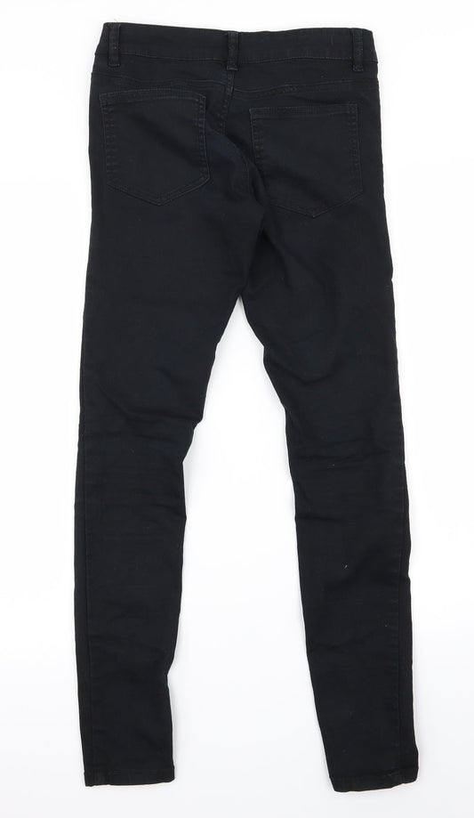 bik bok Womens Black Chino Trousers Size S L26 in