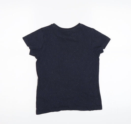 Matalan Boys Blue Basic T-Shirt Size 7 Years