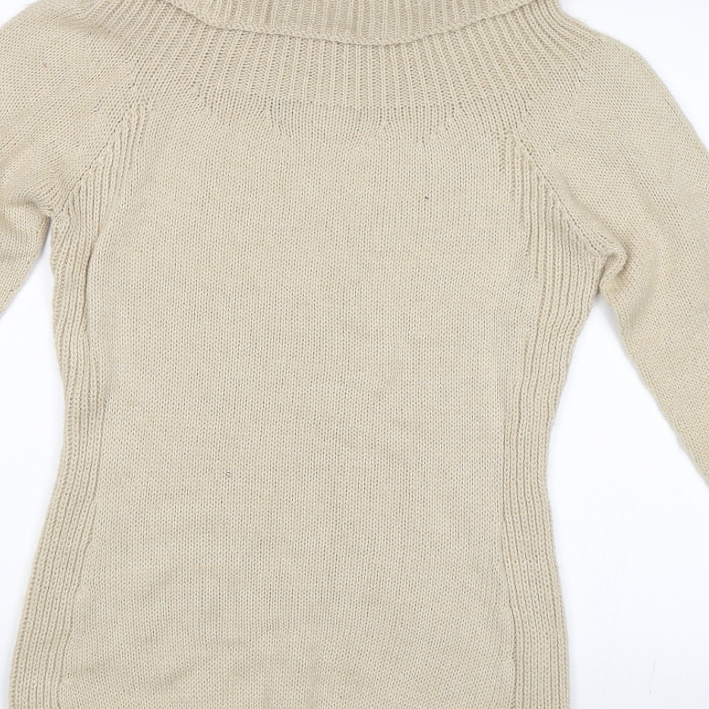 Preworn Womens Beige Pullover Jumper Size S