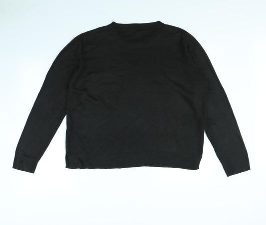 m&s Womens Red Pullover Jumper Size 20