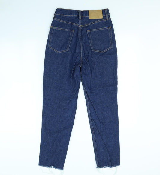 Divded Womens Blue Skinny Jeans Size 6 L28 in