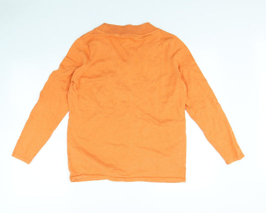 BC Collection Womens Orange Pullover Jumper Size 18