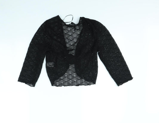 intuition Womens Black Cardigan Jumper Size M