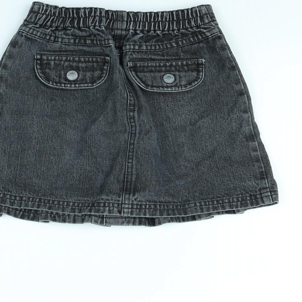Next Girls Grey Flare Skirt Size 6 Years
