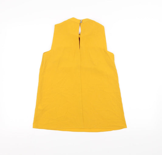 Dorothy Perkins Womens Yellow Basic T-Shirt Size 6