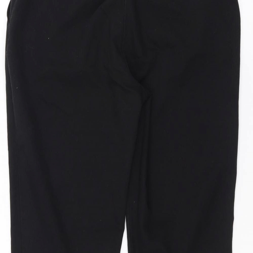 Topshop Womens Black Trousers Size 10 L24 in