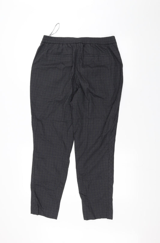 NEXT Womens Black Trousers Size 10 L25 in