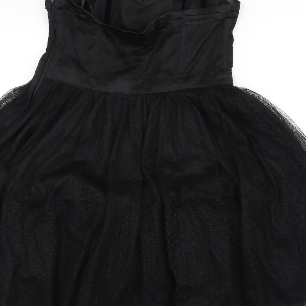 H&M Womens Black A-Line Size 10