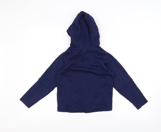 Hullabaloo Boys Blue Pullover Hoodie Size 5-6 Years