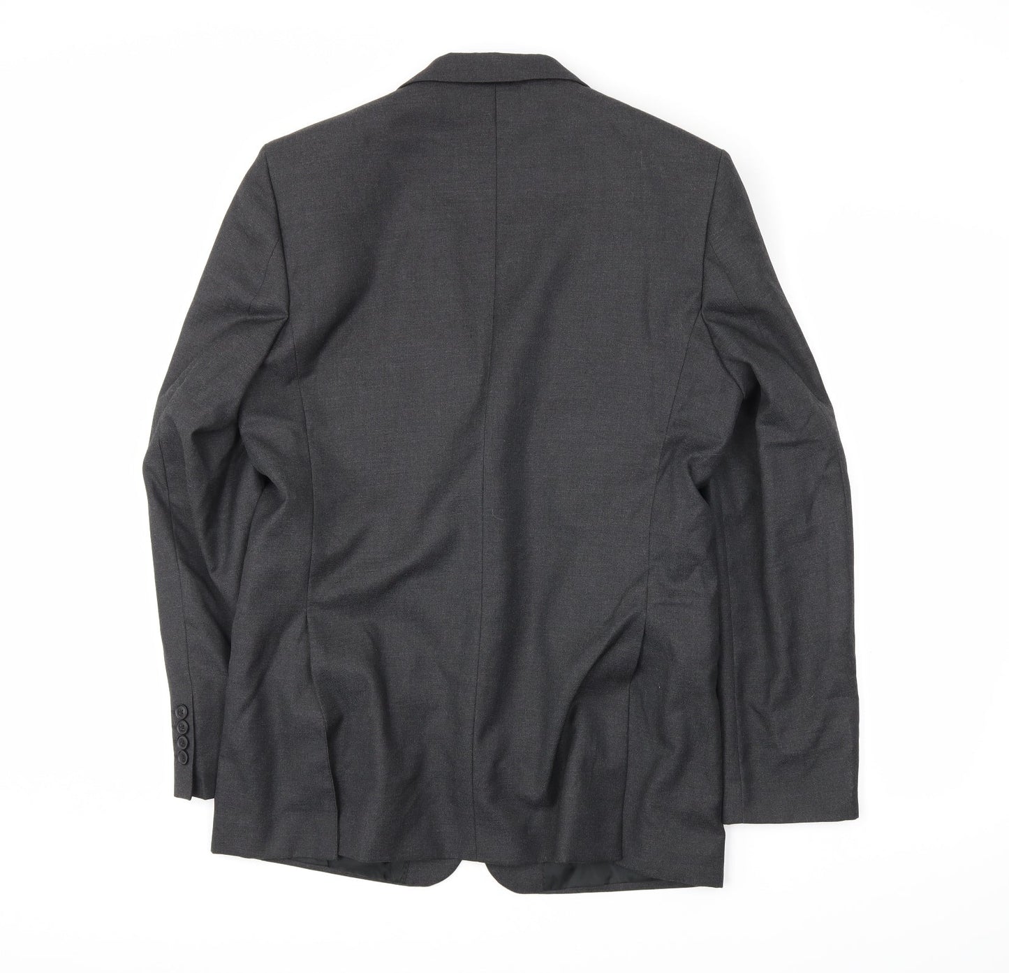 MOSS ESQ Mens Grey Jacket Blazer Size L