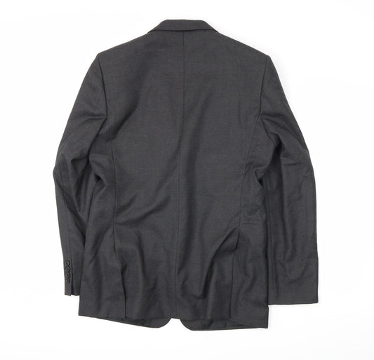 MOSS ESQ Mens Grey   Jacket Blazer Size L