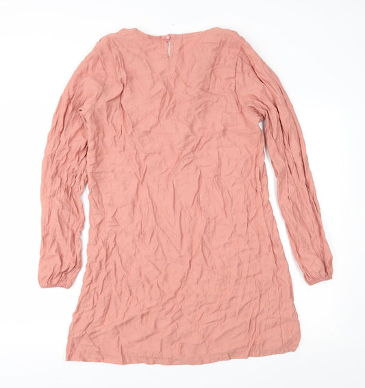 Hisset Womens Pink A-Line Size 12