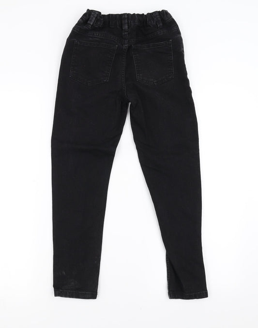 urban outlaws Girls Black Denim Skinny Jeans Size 10 Years