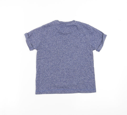 Preworn Boys Blue Basic T-Shirt Size 4-5 Years - cool awesome