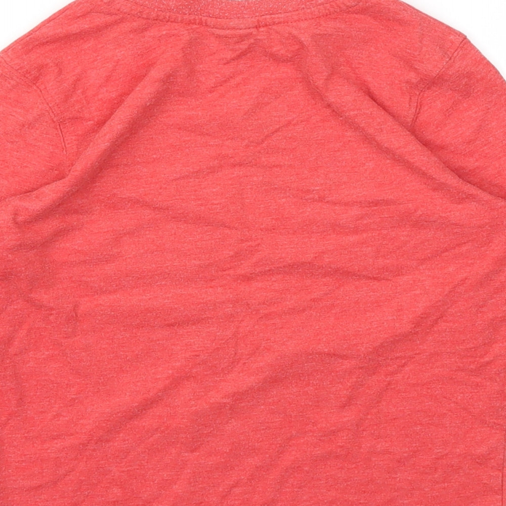 George Boys Red Animal Print Basic T-Shirt Size 5-6 Years