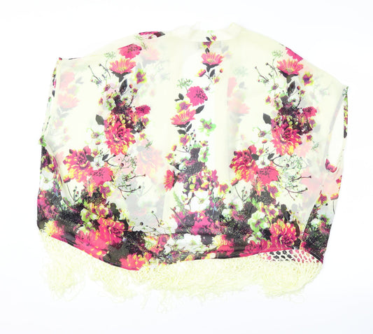 Parsian Collection Womens Multicoloured Floral Cardigan Jumper Size 8