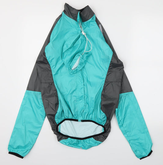 Crane Mens Blue Rain Coat Coat Size S