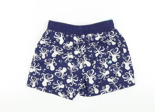 HEMA Boys Blue Colourblock Bermuda Shorts Size 2 Years