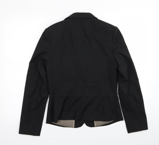 AMARANTO Womens Black Jacket Blazer Size 10