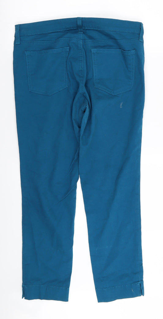 Preworn Womens Blue Trousers Size 8 L27 in