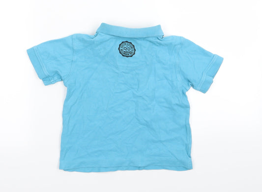 ripstop Boys Blue Basic Polo Size 4-5 Years