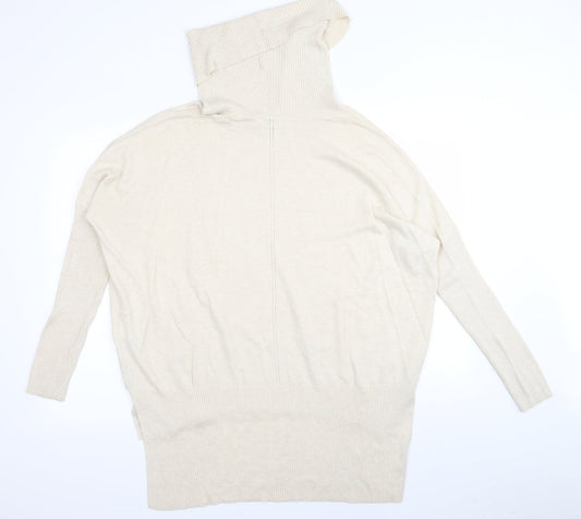 Miss Selfridge Womens Beige Pullover Jumper Size 12