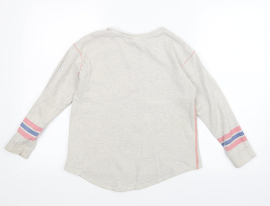 NEXT Girls Beige Pullover Jumper Size 10 Years