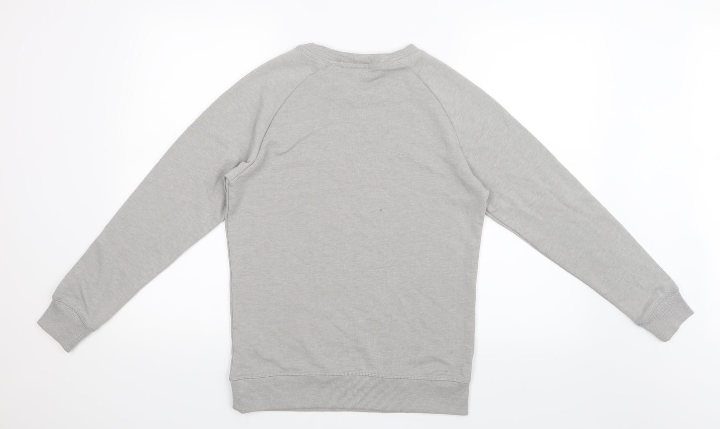 Russell Mens Grey Pullover Jumper Size S