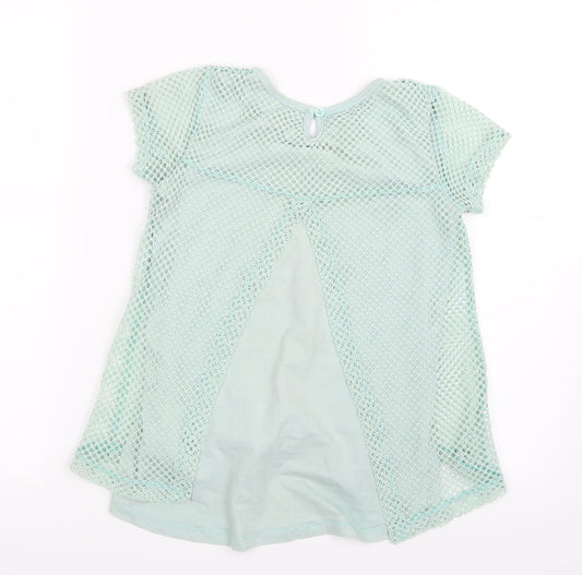 Breeze Girls Girls Green Basic T-Shirt Size 10 Years