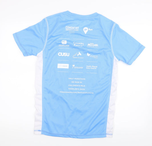 Titan Mens Blue Basic T-Shirt Size S
