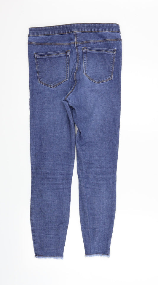 /Denim Womens Blue Straight Jeans Size 10 L25 in