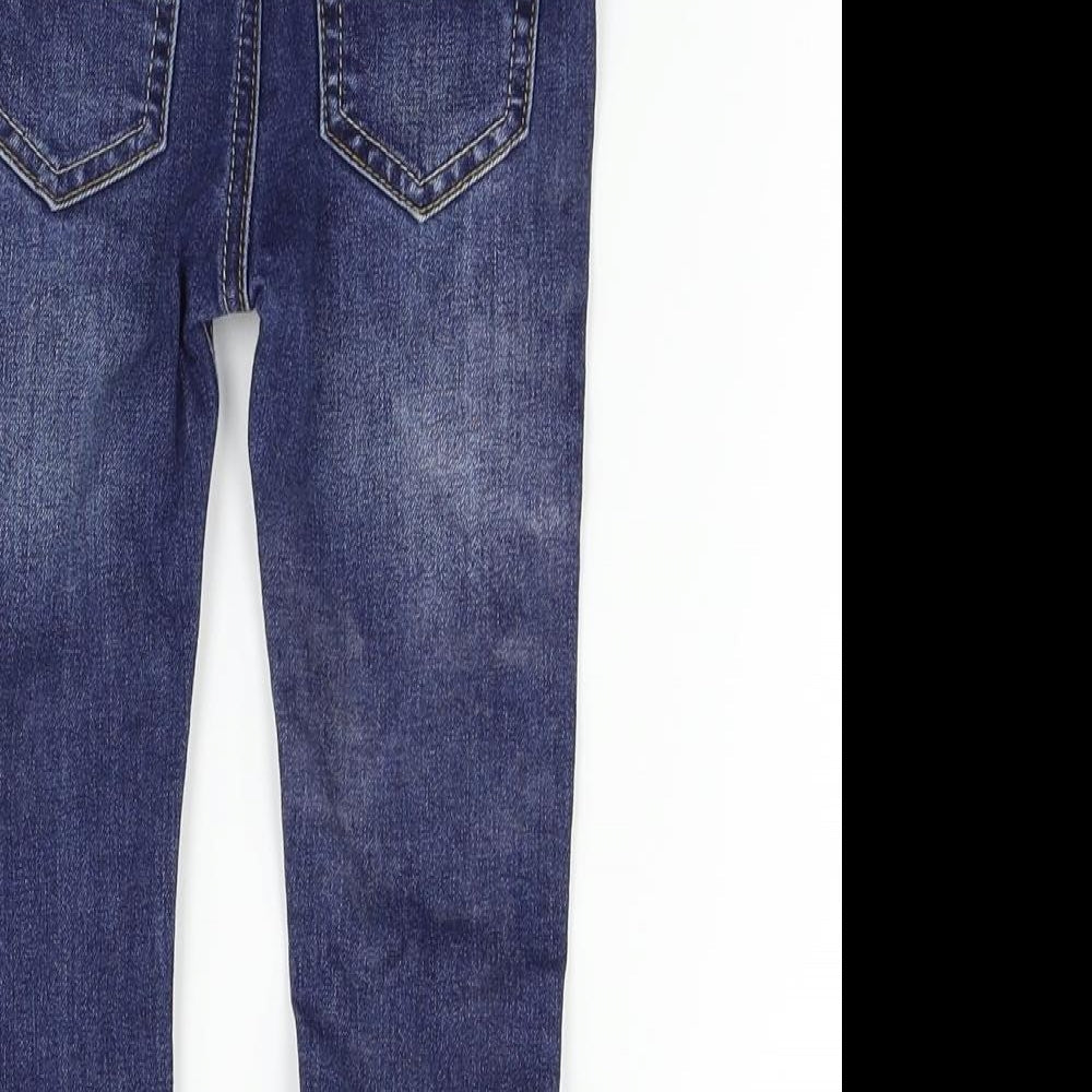 Denim & Co. Blue Cargo Trousers Size 12-18 Months