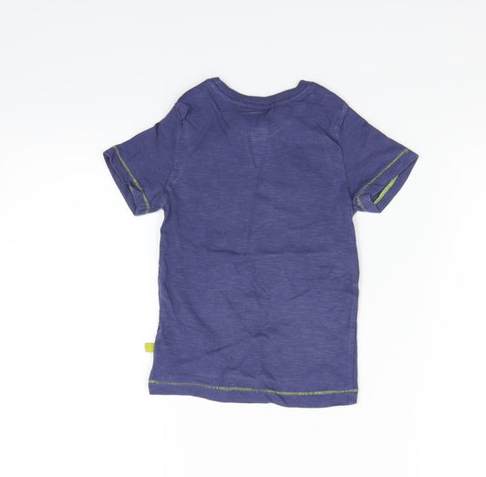 Jarvis Archer Girls Blue Basic T-Shirt Size 2 Years - animal