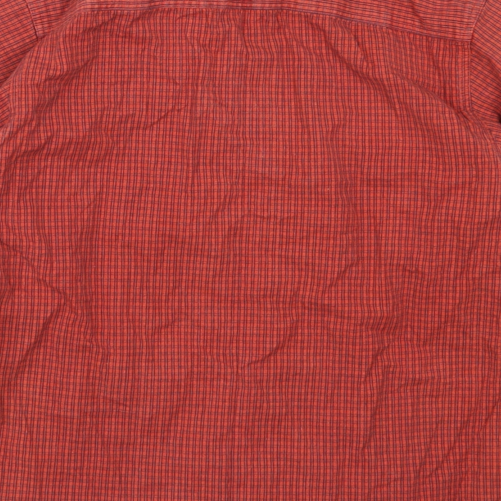 Tesco Boys Red Check Basic Button-Up Size 9-10 Years