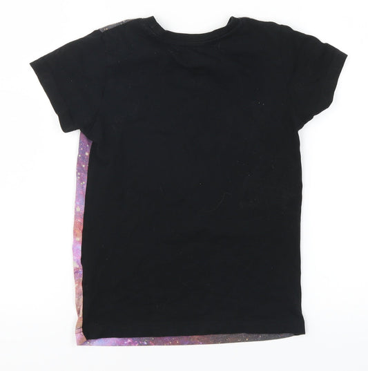 Matalan Boys Purple Basic T-Shirt Size 5 Years - Cool Dudes Galaxy Print