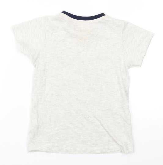 Matalan Boys Grey Basic T-Shirt Size 6 Years - Chicago Illanois USA