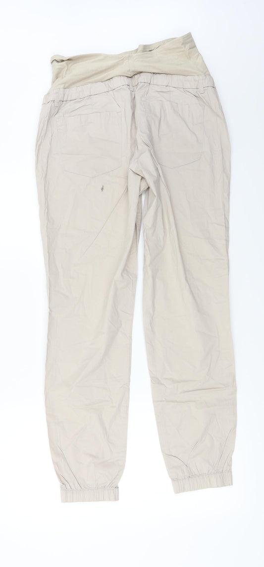 H&M Womens Ivory Trousers Size 10 L27 in