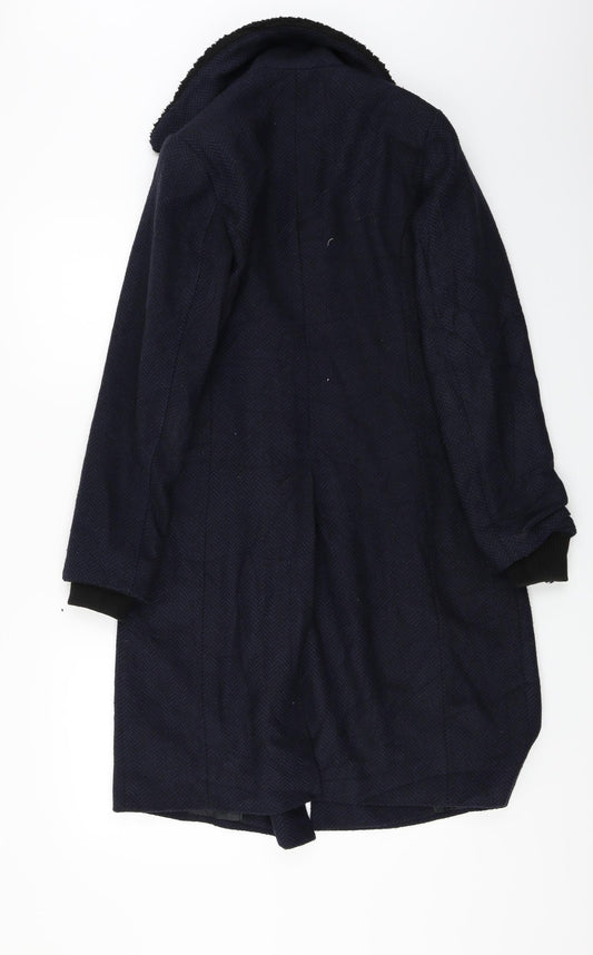 Primark Womens Blue Jacket Coat Size 6