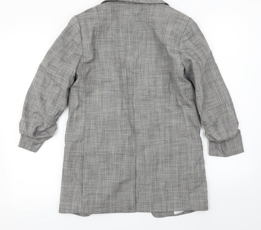 H&M Womens Grey Jacket Blazer Size 4