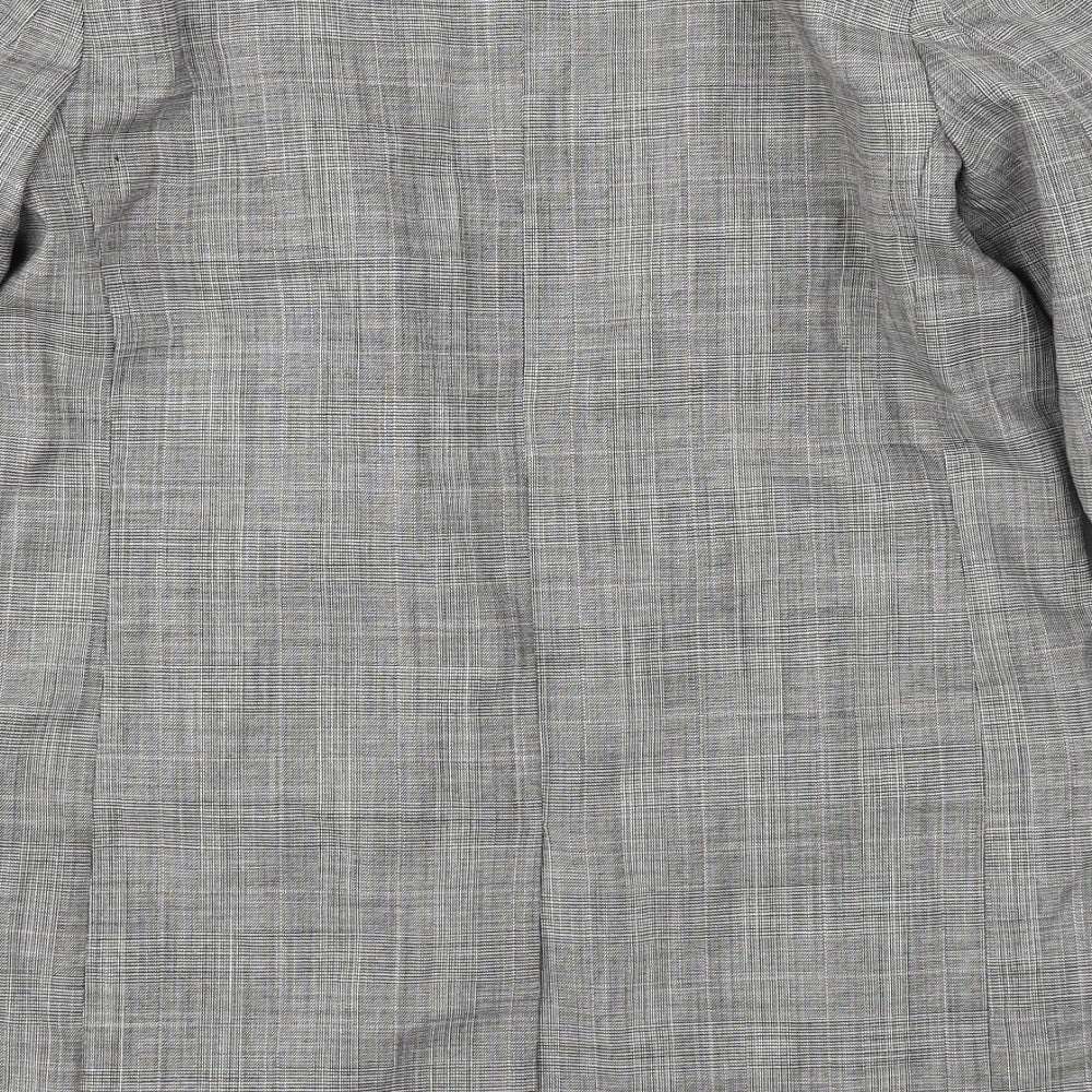 H&M Womens Grey Jacket Blazer Size 4
