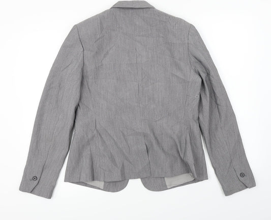 Papaya Womens Grey Jacket Blazer Size 12