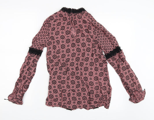 River Island Womens Pink Basic Blouse Size 6