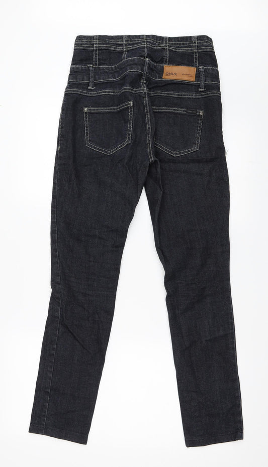 Only Womens Blue Denim Straight Jeans Size 28 in L34 in