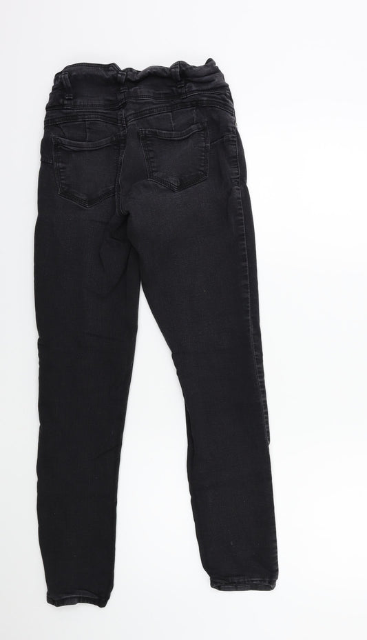 EVER MORE Womens Black Denim Skinny Jeans Size 24 in L28 in