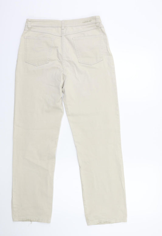 Hawkshead Womens Beige Trousers Size 12 L28 in