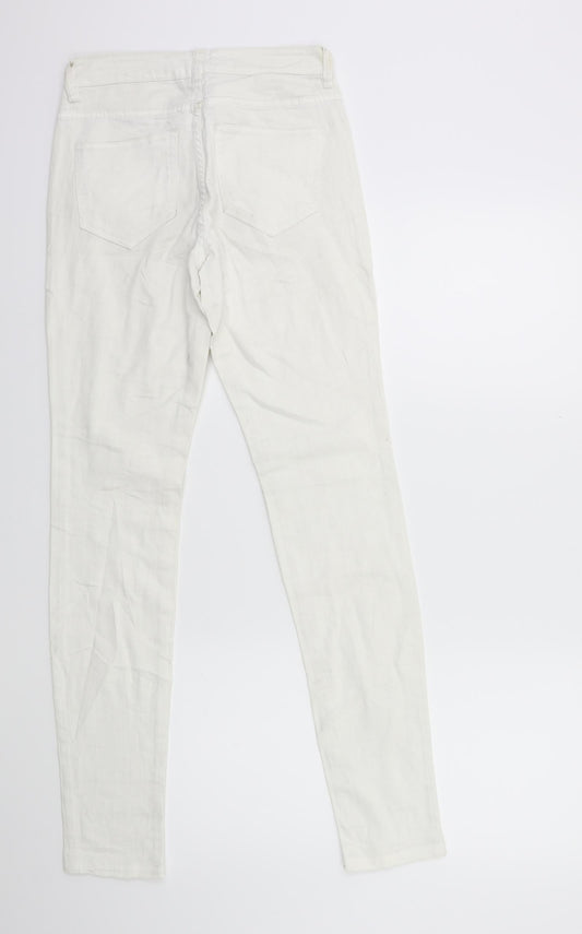 Noisy may Womens White Denim Skinny Jeans Size 26 in L30 in